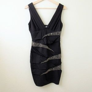 Nikibiki • Bandage Fitted Sequin Dress